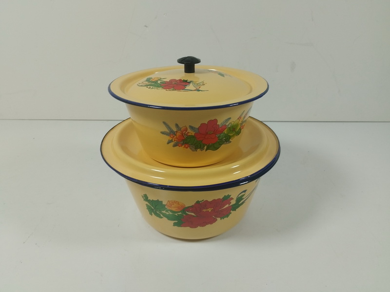 bol fuente sopa cocina metal esmaltado 10_7-13 o22 8_2-11 o18 2u